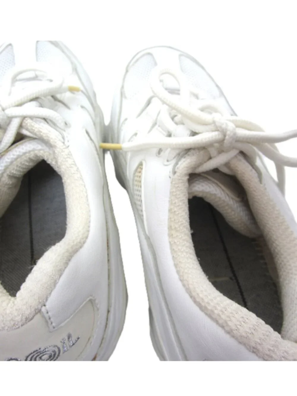 Z-Coil Womens Size 10 Freedom Athletic Mesh Leather Shoes Classic White Open